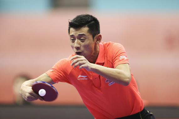 德国乒乓球队血洗奥地利乒乓球队，张继科关键制胜